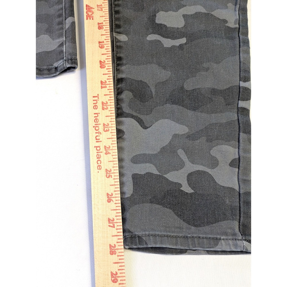Seven7 Utility Ankle Skinny Pants Grey Camo Camouflage Size 12 (34x28) - Picture 6 of 6